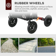 Rollator Walker with Seat and Storage for Comfortable Breaks Indoors or Outdoors Red AOSOM
