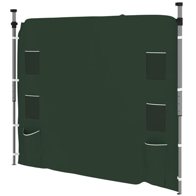 Green 195 x 295cm Replacement Gazebo Sidewall for Outdoor Shelter by Outsunny