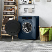 Compact Vented Tumble Dryer for Small Spaces with Touch Controls and 5kg Capacity Blue AOSOM