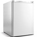 59.1L tabletop mini freezer with a reversible door, angled studio view