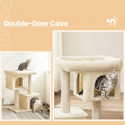 Feandrea cat tree cosy hideaway cubby detail