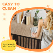 Indoor Dog Crate for Large Dogs with Anti Chew Mesh and Single Door 100cm by PawHut