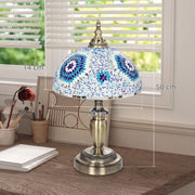 Dimension diagram showing the lamp at 50 cm tall with a 30 cm wide shade