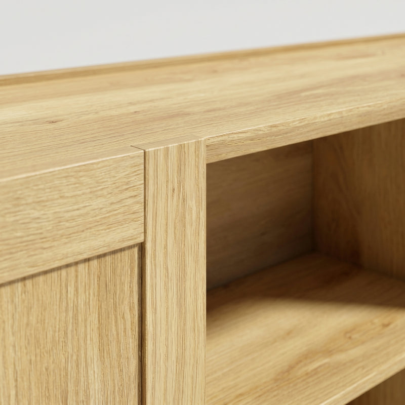 Sideboard with Shelves and Cabinets for Kitchen or Living Room Storage