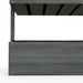 Four Tier Grey Wooden Plant Stand with Baskets for Garden and Patio by Outsunny