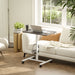 White Grey Manual Adjustable Sit to Stand Desk 75-115cm by HOMCOM