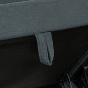 Dark Grey L Shaped Modular Storage Sofa Space Saving Design by HOMCOM