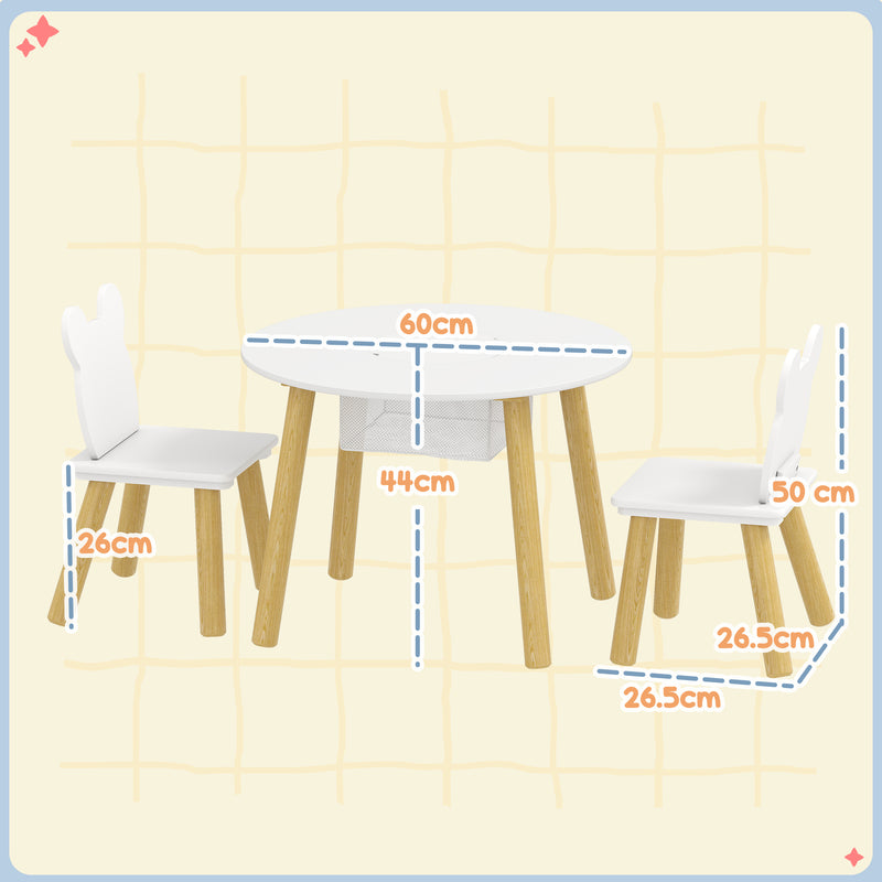 Toddler table and chair set dimensions diagram