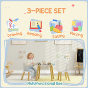 Toddler table and chair set additional detail view