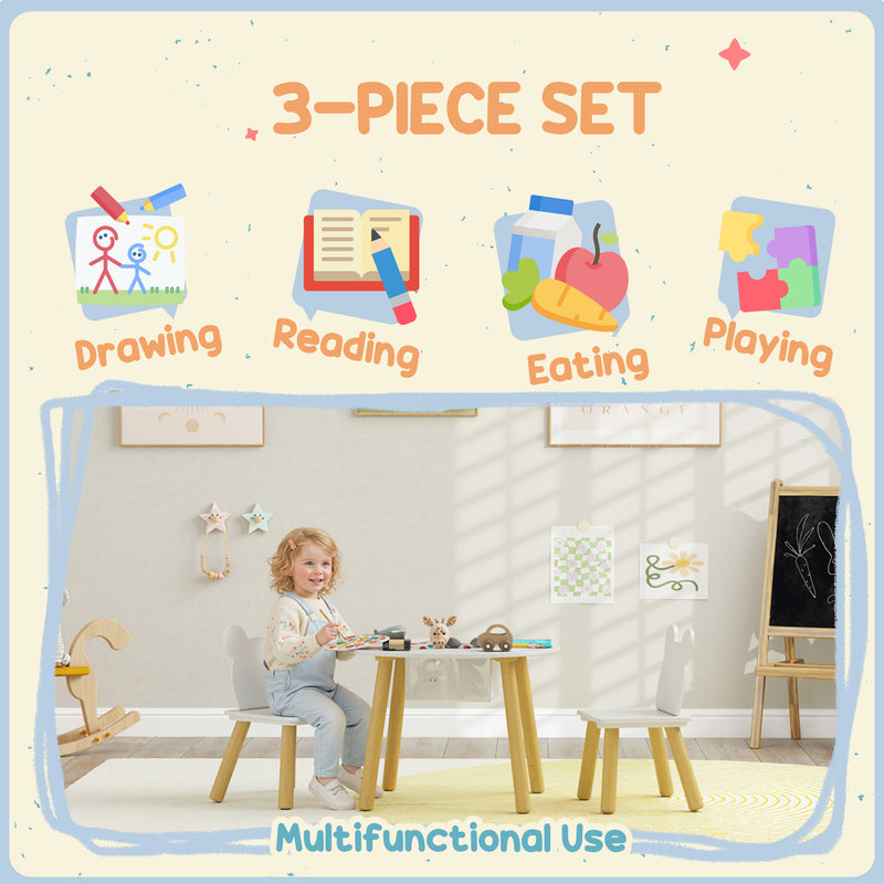 Toddler table and chair set additional detail view