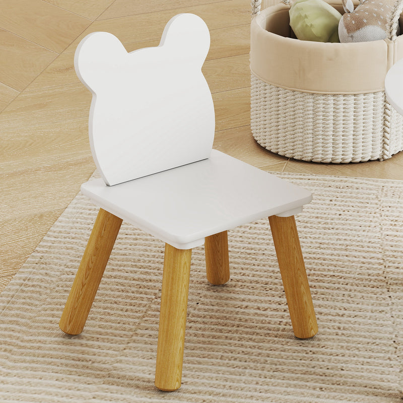 Toddler table and chair set displayed together