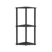 Black Songmics Home 5-tier toolless shelving unit, full view