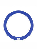 Blue SONGMICS trampoline safety pad shown flat from above as a complete ring