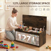 Storage bench 127L - Brown