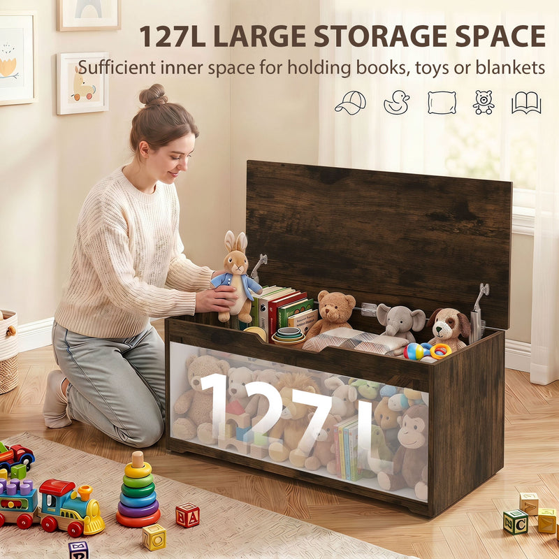 Storage bench 127L - Brown