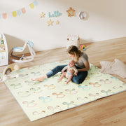 AIYAPLAY Foldable Double-Sided Baby Play Mat, for Toddlers, Bedrooms, Nurseries, Playrooms AOSOM
