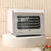 Six Tray Food Dehydrator 35-70 Degrees Centigrade Adjustable Temperature White by HOMCOM