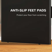 Dressing Table with Mirror and Drawers for Bedroom Storage and Organisation Black