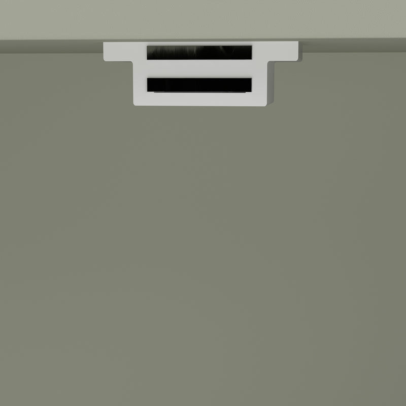 Bathroom Wall Cabinet with Adjustable Shelf for Dry Organised Storage, Louvered Doors