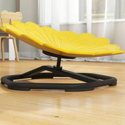 Kids Spinning Sensory Chair with Non Slip Base for Balance and Coordination Training Yellow AOSOM