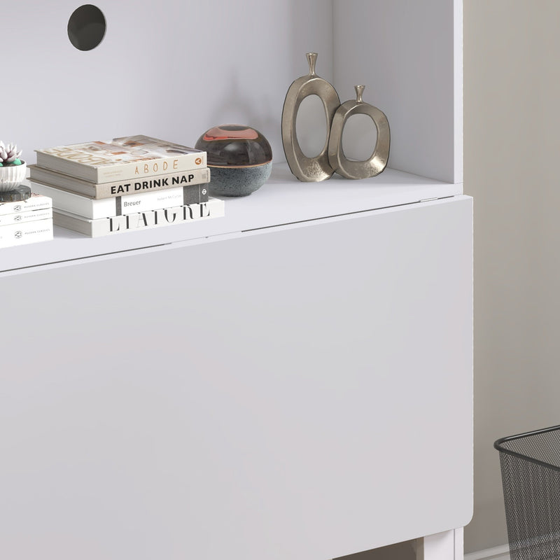 Folding Desk, White