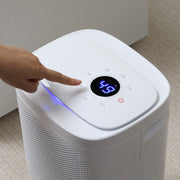 Portable 10L Smart Dehumidifier with WiFi App Control for Home and Laundry Use, White