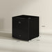 46 Litre Lockable Countertop Fridge in Black by HOMCOM