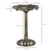 71cm Vintage Bronze Bird Bath with Lotus Leaf Basin for Garden by Outsunny