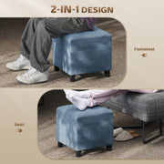Storage footstool - Blue