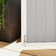 Light Grey Lockable Garden Storage Shed for Tools and Wheelie Bins with Openable Lid by Outsunny