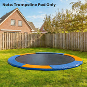 Trampoline Safety Pad for 8ft Round Trampolines Protects Springs and Edges Blue AOSOM