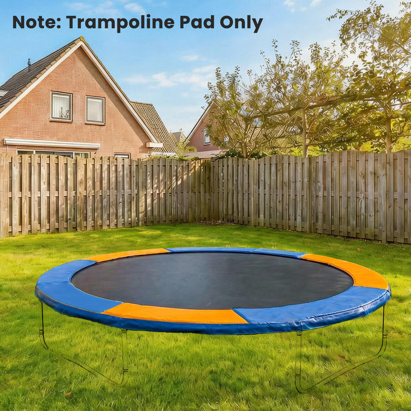 Trampoline Safety Pad for 8ft Round Trampolines Protects Springs and Edges Blue AOSOM