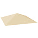 Beige 3m x 3m Gazebo Canopy Replacement Cover Water Resistant with UPF30+ by Outsunny