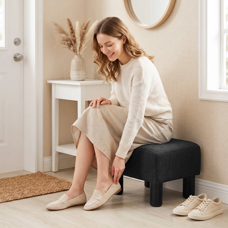 Foot Stool Black - image 8