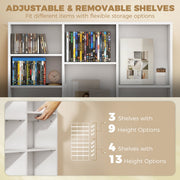 Tall Slim Media Storage Shelf White - image 5