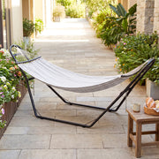 Hammock Stand for Garden or Patio with Adjustable Height and Strong Steel Frame Black Outsunny