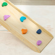 3 in 1 Kids Climbing Frame with Slide Foldable Indoor Playset for Ages 2 to 6, White