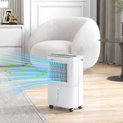 White 12L Dehumidifier with Touch Panel and LED Display for Home Use by HOMCOM