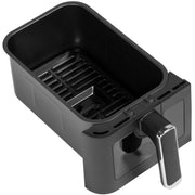 8L Dual Basket Air Fryer with Sync Cook Function for Faster Meals Black Silver