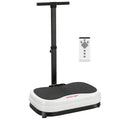 Vibration Plate Exercise Machine With Adjustable Handle And 50 Speed Settings Black AOSOM
