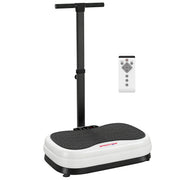 Vibration Plate Exercise Machine With Adjustable Handle And 50 Speed Settings Black AOSOM