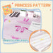 Princess Kids Table and Chairs Set for Drawing Art and Playroom Activities by AIYAPLAY