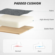 Ergonomic Executive Office Chair with Double Back Cushion and Tilt Function for Home, Charcoal Grey