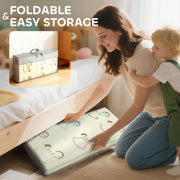 AIYAPLAY Foldable Double-Sided Baby Play Mat, for Toddlers, Bedrooms, Nurseries, Playrooms AOSOM