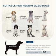 Raised Dog Sofa Bed with Soft Removable Cushion for Medium Breeds Indoor Use Grey