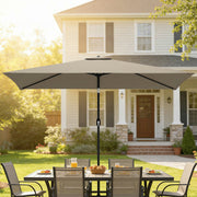 3x2m Garden Parasol with Adjustable Tilt for Easy Sun Protection on Patios and Lawns Outsunny