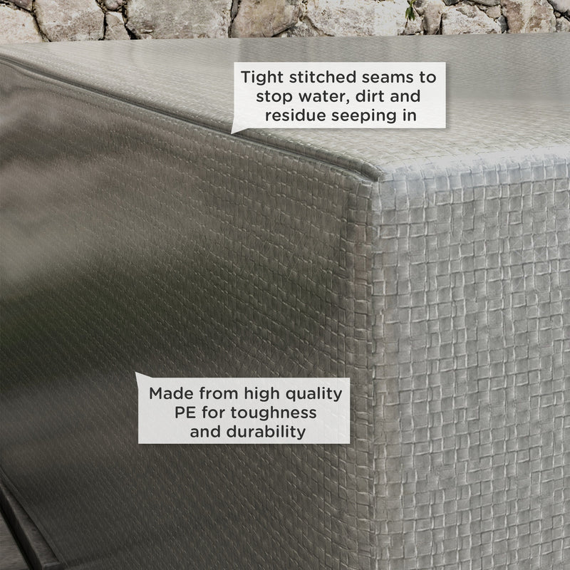 Grey Waterproof Garden Furniture Cover for Large Patio Set with UV Protection