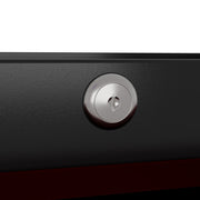 5 Drawer Lockable Steel Tool Chest With Wheels And Handle For Garage Or Workshop Red