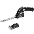 Cordless Hedge Trimmer and Grass Shear for Easy Garden Maintenance Black AOSOM