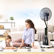 Pedestal Misting Fan with Water Spray 3 Speeds Tilt Head Oscillating